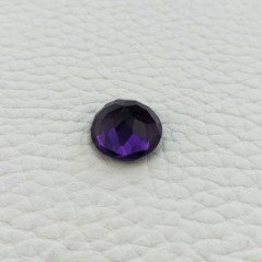 Ametista Africana Idrotermale Taglio Tondo Sfaccettata a Mano Gemma Sciolta 13X13X8mm 7,10 Carati 1pz