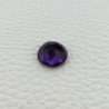 Ametista Africana Idrotermale Taglio Tondo Sfaccettata a Mano Gemma Sciolta 13X13X8mm 7,10 Carati 1pz