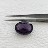 Ametista Africana Idrotermale Taglio Ovale Sfaccettata a Mano Gemma Sciolta 20X15X10mm 18,10 Carati 1pz
