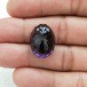 Ametista Africana Idrotermale Taglio Ovale Sfaccettata a Mano Gemma Sciolta 20X15X10mm 18,10 Carati 1pz
