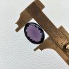 Ametista Africana Idrotermale Taglio Ovale Sfaccettata a Mano Gemma Sciolta 20X15X10mm 18,10 Carati 1pz