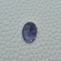 Gemma Sciolta di Iolite Naturale, Taglio Ovale Sfaccettato a Mano, 15x11x7 mm, 6,70 ct