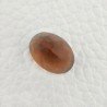 Topazio Citrino Idrotermale Taglio Cupola Ovale Sfaccettata a Mano Gemma Sciolta 18X13X9mm 12,40 Carati 1pz