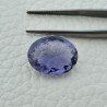 Iolite Naturale Taglio Ovale Sfaccettata Fatto a Mano Gemma Sciolta 17X13X6mm 8,85 Carati 1pz