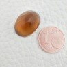 Topazio Citrino Idrotermale Taglio Cupola Ovale Sfaccettata a Mano Gemma Sciolta 18X13X8mm 10,00 Carati 1pz