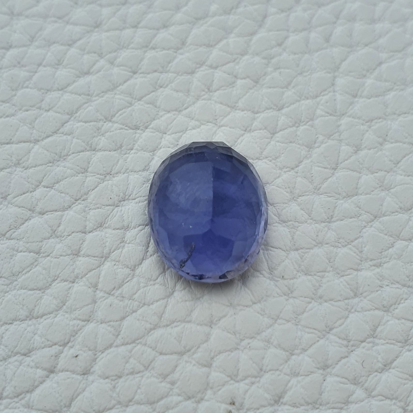 Iolite Naturale Taglio Ovale Sfaccettata Fatto a Mano Gemma Sciolta 16X12X7mm 9,25 Carati 1pz