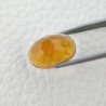 Topazio Citrino Idrotermale Taglio Cupola Ovale Sfaccettata a Mano Gemma Sciolta 17X13X8mm 11,00 Carati 1pz