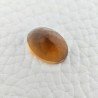 Topazio Citrino Idrotermale Taglio Cupola Ovale Sfaccettata a Mano Gemma Sciolta 13X9X8mm 6,10 Carati 1pz