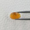 Topazio Citrino Idrotermale Taglio Cupola Ovale Sfaccettata a Mano Gemma Sciolta 13X9X8mm 6,10 Carati 1pz