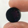 Ametista Viola Scuro Idrotermale Taglio Cupola Tondo Sfaccettata a Mano Gemma Sciolta 15X15X10-11mm 11,00+ Carati 1pz