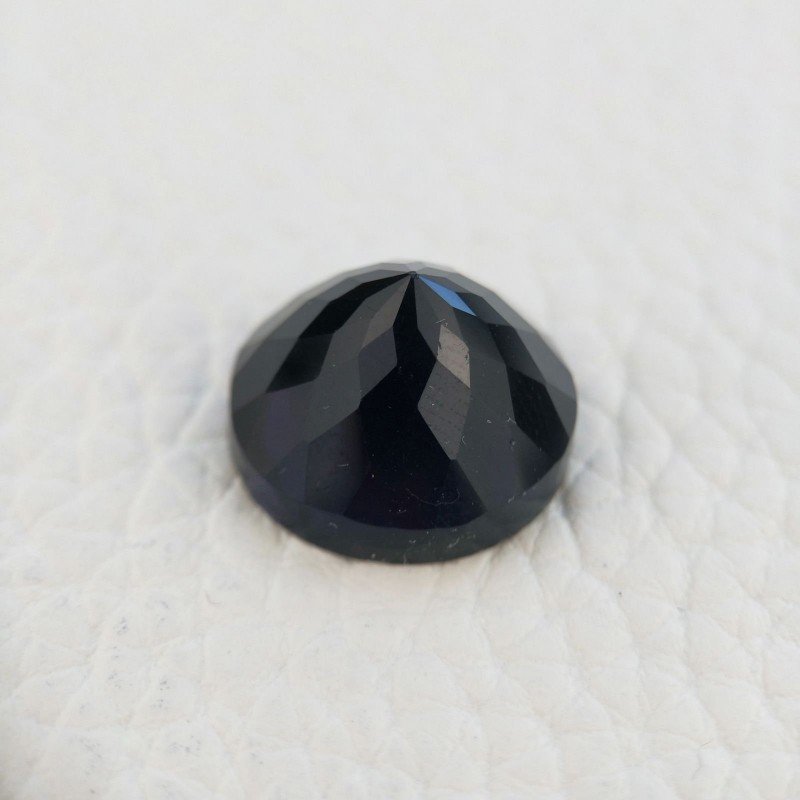 Ametista Viola Scuro Idrotermale Taglio Cupola Tondo Sfaccettata a Mano Gemma Sciolta 16X16X10-11mm 13,00+ Carati 1pz