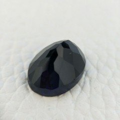 Ametista Viola Scuro Idrotermale Taglio Cupola Ovale Sfaccettata a Mano Gemma Sciolta 17X12X9-10mm 10,00+ Carati 1pz