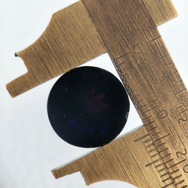 Ametista Viola Scuro Idrotermale Taglio Cupola Tondo Sfaccettata a Mano Gemma Sciolta 13X13X10mm 9,00+ Carati 1pz
