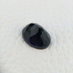 Ametista Viola Scuro Idrotermale Taglio Cupola Ovale Sfaccettata a Mano Gemma Sciolta 16X11-12X7-8mm 8,00+ Carati 1pz