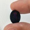 Ametista Viola Scuro Idrotermale Taglio Cupola Ovale Sfaccettata a Mano Gemma Sciolta 16X11-12X7-8mm 8,00+ Carati 1pz