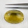 Topazio Limone Idrotermale Taglio Ovale Sfaccettata a Mano Gemma Sciolta 31X22X17mm 76,10 Carati 1pz