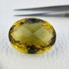 Topazio Limone Idrotermale Taglio Ovale Sfaccettata a Mano Gemma Sciolta 31X24X18mm 78,70 Carati 1pz