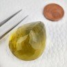 Topazio Limone Idrotermale Taglio Goccia Sfaccettata a Mano Gemma Sciolta 32X24X18mm 73,45 Carati 1pz