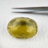 Topazio Limone Idrotermale Taglio Ovale Sfaccettata a Mano Gemma Sciolta 28X23X16mm 68,30 Carati 1pz