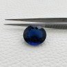 Tanzanite Idrotermale Taglio Ovale Sfaccettata a Mano Gemma Sciolta 19X17X10mm 18,30 Carati 1pz