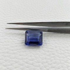 Tanzanite Idrotermale Taglio Smeraldo Ottagono Sfaccettata a Mano Gemma Sciolta 14X12X7mm 9,85 Carati 1pz