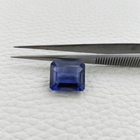 Tanzanite Idrotermale Taglio Smeraldo Ottagono Sfaccettata a Mano Gemma Sciolta 14X12X7mm 9,85 Carati 1pz