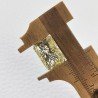 Quarzo Rutilato Idrotermale Taglio Smeraldo Ottagono Sfaccettata a Mano Gemma Sciolta 14X10X7mm 7,90 Carati 1pz