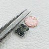 Quarzo Rutilato Idrotermale Taglio Smeraldo Ottagono Sfaccettata a Mano Gemma Sciolta 14X11X7mm 8,20 Carati 1pz