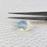 Opale Idrotermale Taglio Goccia Sfaccettata a Mano Gemma Sciolta 19X10X6mm 7,00 Carati 1pz