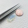 Opale Idrotermale Taglio Goccia Sfaccettata a Mano Gemma Sciolta 19X10X6mm 7,00 Carati 1pz