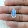 Opale Idrotermale Taglio Goccia Sfaccettata a Mano Gemma Sciolta 19X10X6mm 7,00 Carati 1pz