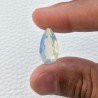 Opale Idrotermale Taglio Goccia Sfaccettata a Mano Gemma Sciolta 19X10X6mm 7,00 Carati 1pz