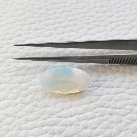 Opale Idrotermale Taglio Ovale Sfaccettata a Mano Gemma Sciolta 19X10X6mm 7,50 Carati 1pz