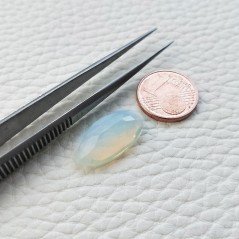 Opale Idrotermale Taglio Ovale Sfaccettata a Mano Gemma Sciolta 19X10X6mm 7,50 Carati 1pz