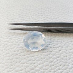Opale Idrotermale Taglio Ovale Sfaccettata a Mano Gemma Sciolta 21X18X10mm 22,60 Carati 1pz
