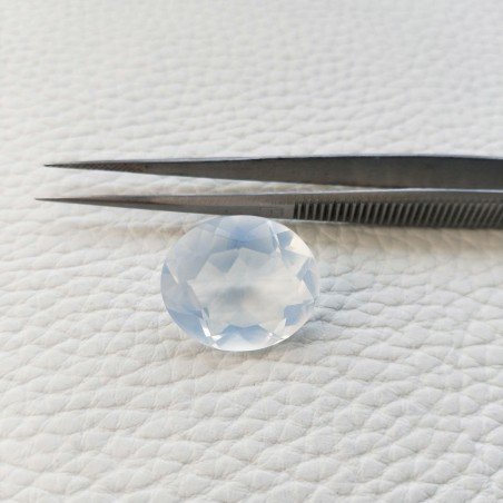 Opale Idrotermale Taglio Ovale Sfaccettata a Mano Gemma Sciolta 21X18X10mm 22,60 Carati 1pz