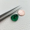 Quarzo Verde Idrotermale Forma Gocce Sfaccettato A Mano 18X14X8mm 13,20 Carati 1pz