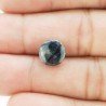 Zaffiro Blu-Grigio Naturale Taglio Tondo Cabochon Sfaccettata Rose Cut a Mano 9mm 1pz