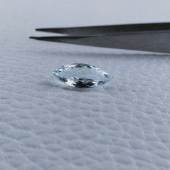 Acquamarina Naturale Taglio Marquise Sfaccettata Fatto a Mano Gemma Sciolta 14X6X4mm 2,00 Carati 1pz