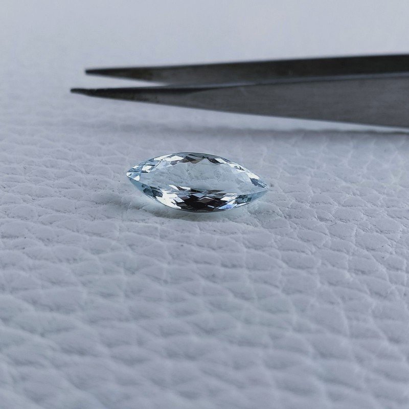 Acquamarina Naturale Taglio Marquise Sfaccettata Fatto a Mano Gemma Sciolta 14X6X4mm 2,00 Carati 1pz Acquamarina Naturale Taglio Marquise Sfaccettata Fatto a Mano Gemma Sciolta 14X6X4mm 2,00 Carati 1pz
