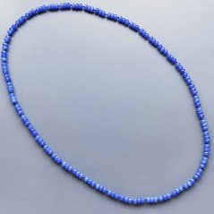 Collana Annodato di Agata - Lapis Tondo Sfaccettato 08mm