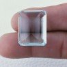Acquamarina Idrotermale Taglio Smeraldo Ottagono Sfaccettata a Mano Gemma Sciolta 23X18X9mm 31,80 Carati 1pz