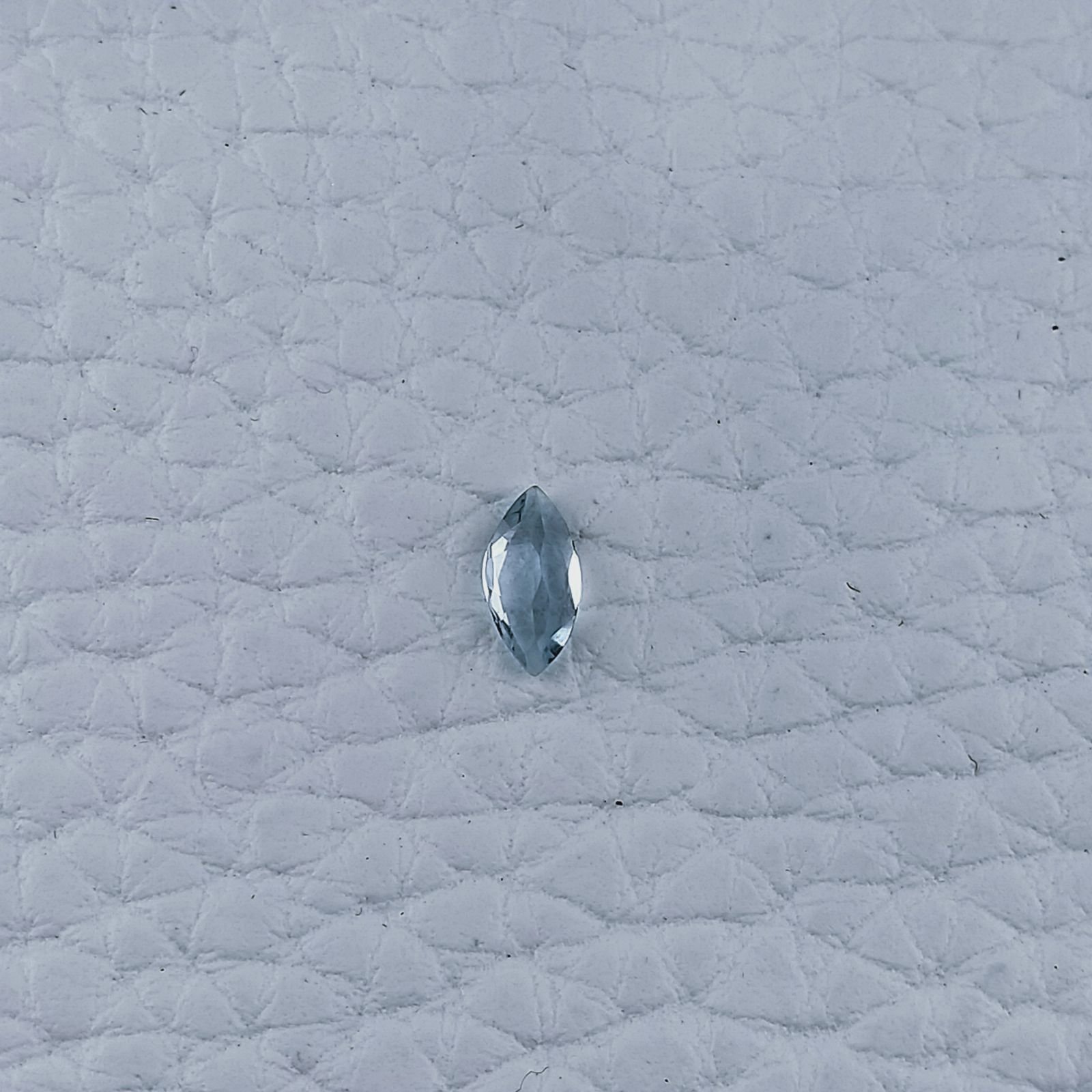 Acquamarina Naturale Taglio Marquise Sfaccettata Fatto a Mano Gemma Sciolta 6X3X2mm 0,25 Carati 1pz