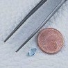 Acquamarina Naturale Taglio Marquise Sfaccettata Fatto a Mano Gemma Sciolta 6X3X2mm 0,25 Carati 1pz