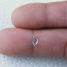Acquamarina Naturale Taglio Marquise Sfaccettata Fatto a Mano Gemma Sciolta 6X3X2mm 0,25 Carati 1pz