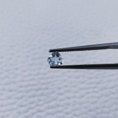 Acquamarina Naturale Taglio Cuore Sfaccettata Fatto a Mano Gemma Sciolta 5X5X3mm 0,35 Carati 1pz
