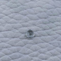 Gemma Sciolta di Acquamarina Naturale, Taglio Cuore Sfaccettato a Mano, 4x4x3 mm, 0,20 ct