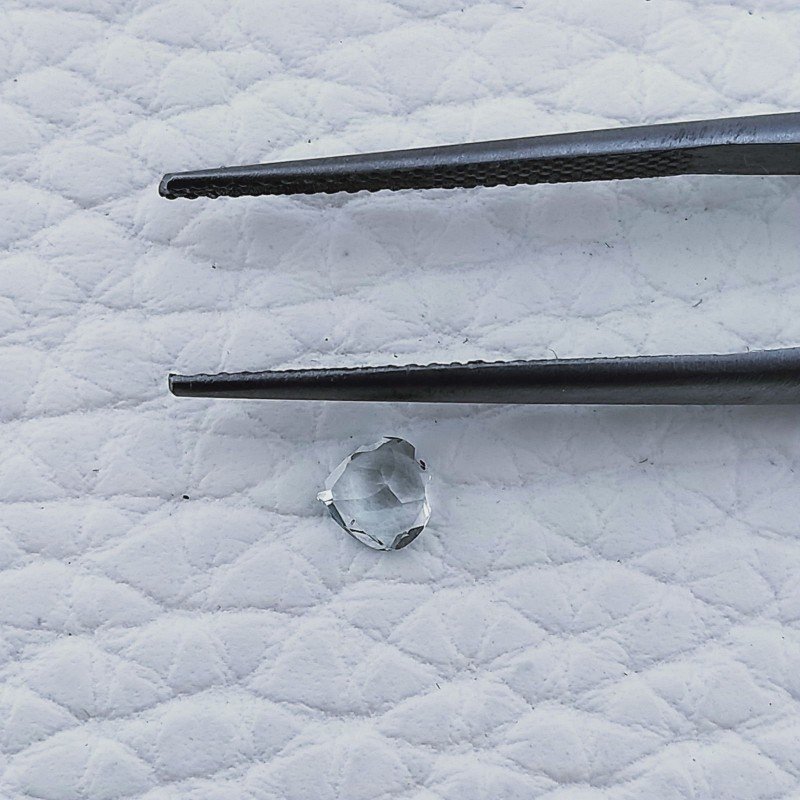 Acquamarina Naturale Taglio Cuore Sfaccettata Fatto a Mano Gemma Sciolta 4X4X3mm 0,20 Carati 1pz