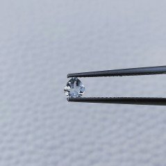 Gemma Sciolta di Acquamarina Naturale, Taglio Cuore Sfaccettato a Mano, 4x4x3 mm, 0,20 ct