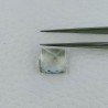 Ametista Verde Prasiolite Taglio Quadrata Sfaccettata Fatto a Mano Gemma Sciolte 11X10X7mm 6,45 Carati 1pz
